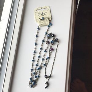 Ole earrings and eyeglass holder